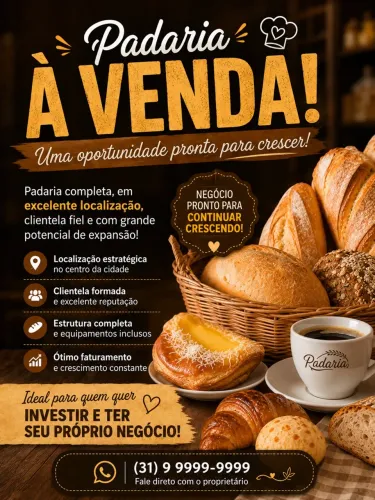VENDA DE PADARIA