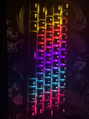 Teclado Gamer Mecanico 60% Rgb Anti Ghosting Switch Blue Fps