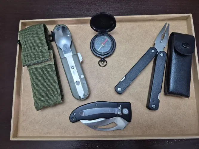 KIT OUTDOOR E AVENTURA - ESCOTEIROS, MILITARES E EXPLORADORES