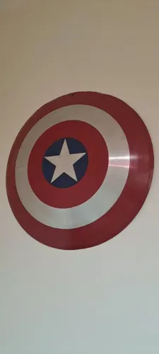 Escudo Capitão América para decoração