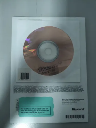Windows XP Professional Original OEM Microsoft com CD e Serial Intacto