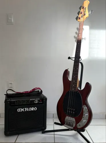 KIT COMPLETO: Baixo Sterling SUB Ray4 + Cubo Meteoro + Acessórios