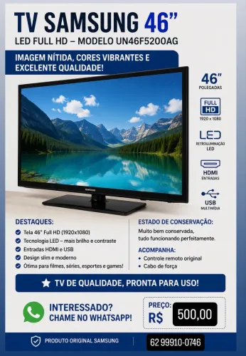 TV LED Full HD 46 Polegadas
