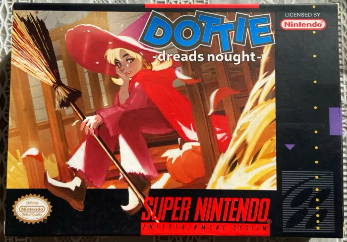 Jogo REPRÔ Super Nintendo SNES - Dottie Dreads Nought