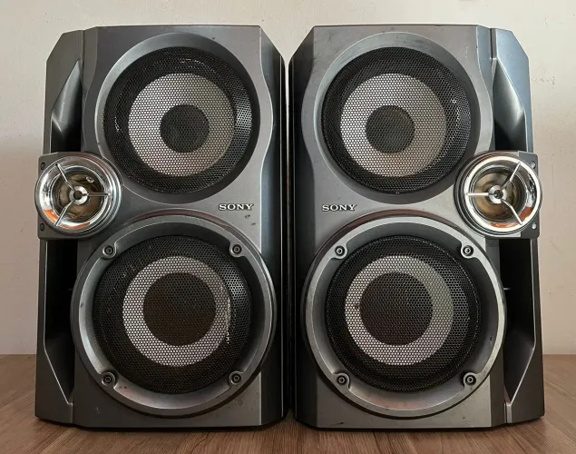 Par Caixas Sony Ss-dx80 200 RMS Cada Leia Descrição *Philips*Aiwa