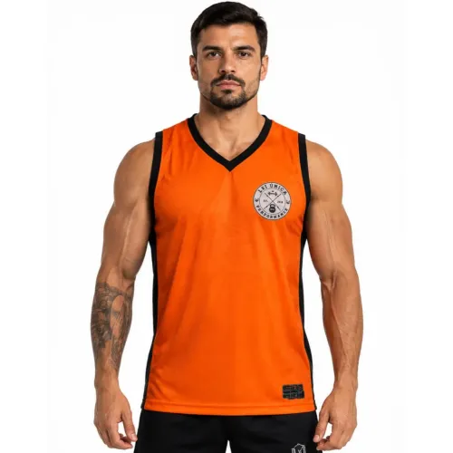 Regata masculina fitness de alta performance para crossfit
