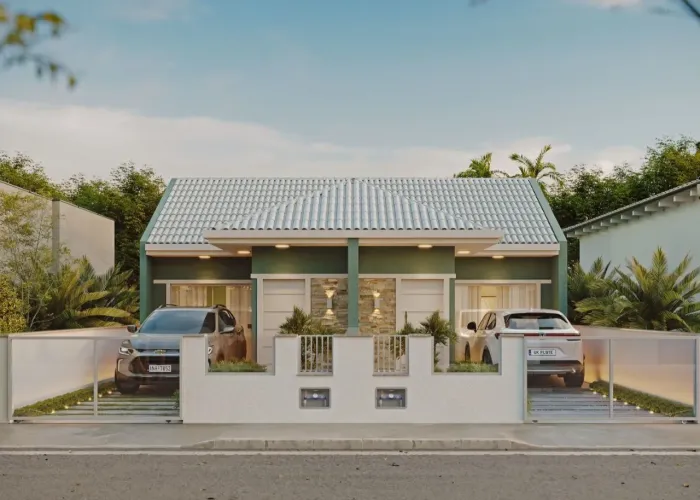 Casa Geminada nova com dois dormitórios em São José