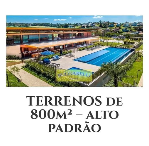Terreno à venda em Condominio Fechado Alto Padrão com Completa area lazer e area verde, Me