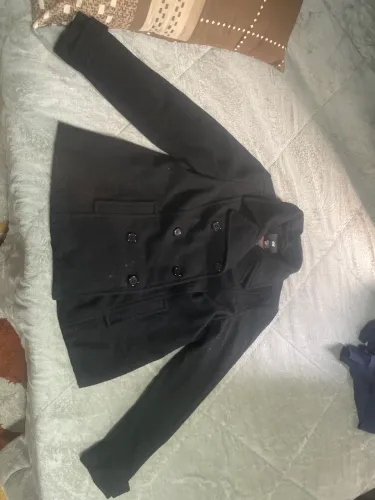 Casaco feminino da H&M preto TAM US 12