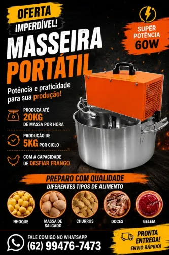 Masseira Profissional Compacta Print - 5kg