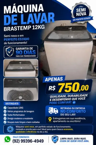 Máquina de lavar Brastemp 12K