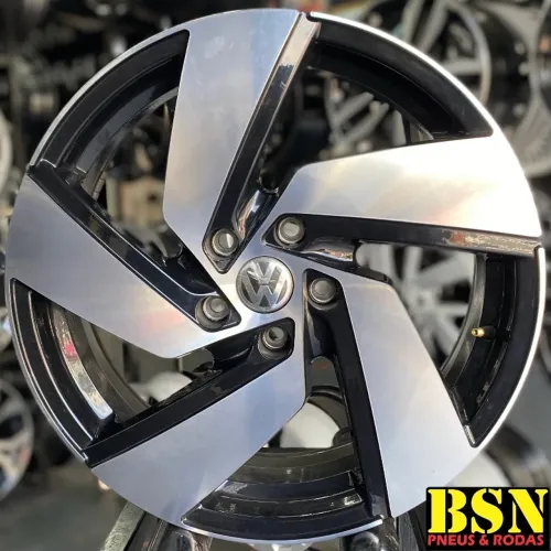 JOGO DE RODAS PASSIONE ARO 18 5x112 Golf/jetta/passat