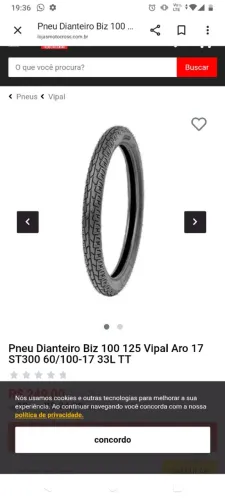 PNEU DIANTEIRO VIPAL