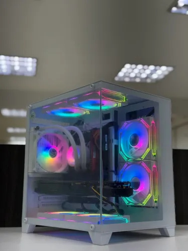 Super promoção - PC Gamer i5 10400 / GTX 1060 6GB / SSD NVMe 512GB / Aquarium Branco