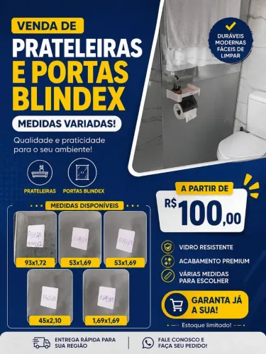 Preteleiras de vidro