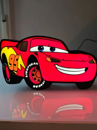 Luminária do relâmpago McQueen