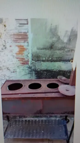 Fogão a lenha chapa aço supergrossa
