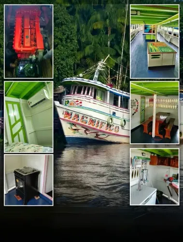 Barco carga e passageiro 