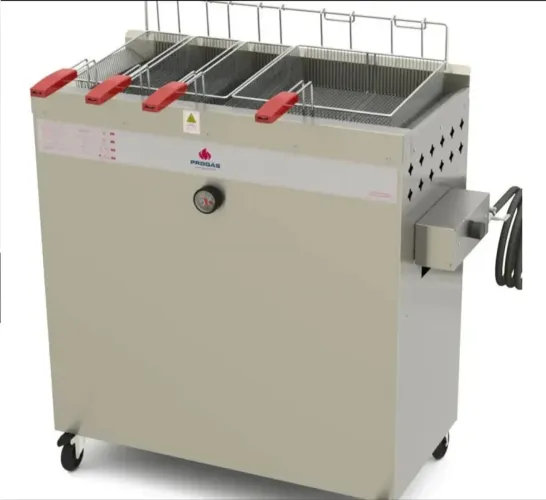 Fritadeira industrial Progás PR-3000 BPG 36L prata