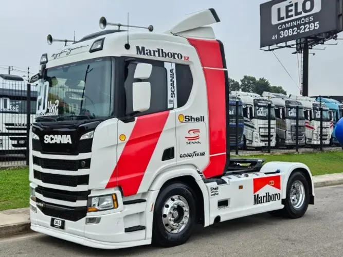 Scania R450 4x2 Ano 2020 Automático Ar condicionado Mídia Buzina Marítima Geladeira Top