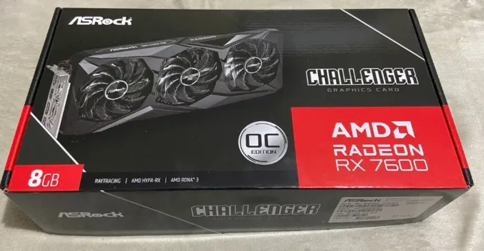 ASROCK RADEON RX 7600 CHALLENGER OC, 8GB, GDDR6, 128-BIT
