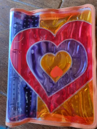 Porta fichas com ziper