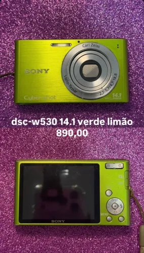 cybershot sony 14.1 verde 