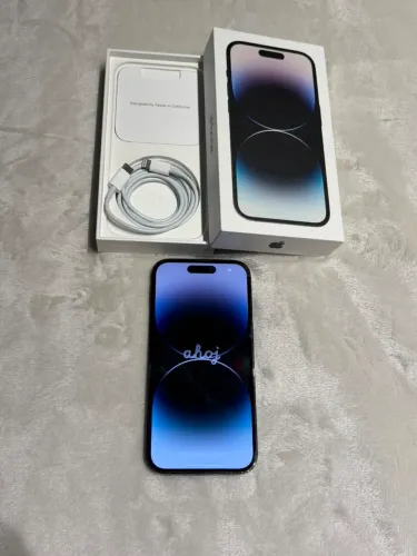 iPhone 14 Pro 1TB Preto-Espacial + Caixa e Cabo Original