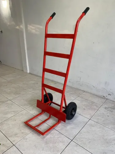 Carrinho carga ferro reforçado Pneus pequenos