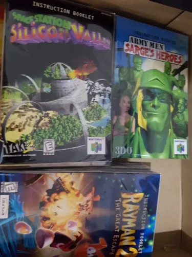52 Manuais de Nintendo 64 - Originais