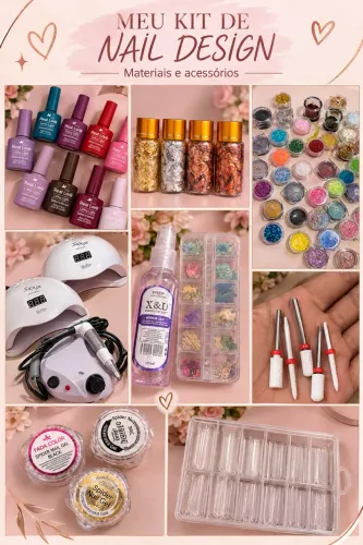 Kit para alongamento de unhas 