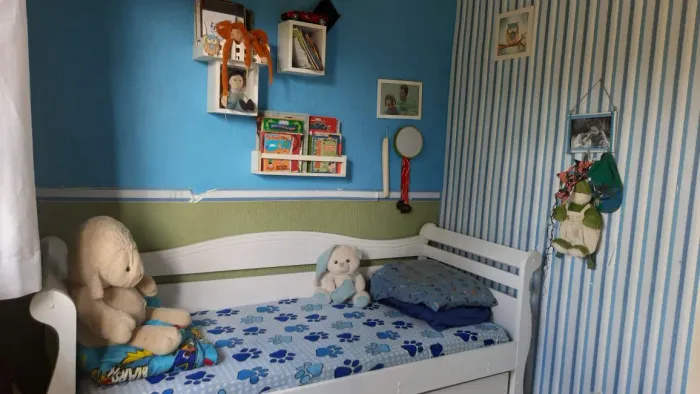 Sofá cama com cama auxiliar