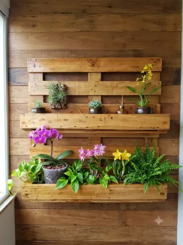 Suporte porta plantas suspenso Rustico 