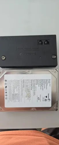 Adaptador de Rede Sony PS2 Fat Original + HD 80GB com Jogos