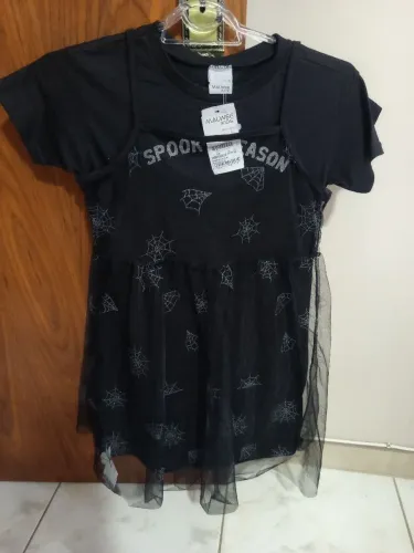 Vestido para usar no Halloween tam 6 e 10