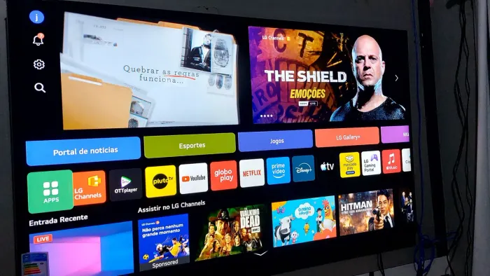 Vendo TV 4k 60' nova na caixa com nota