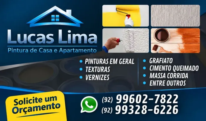 Pinturas de casas e apartamento