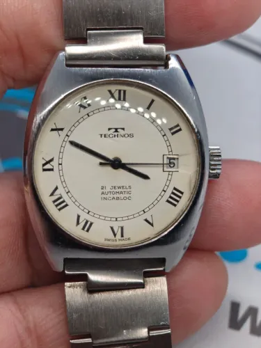 RELOGIO TECHNOS SUÍÇO AUTOMÁTICO
