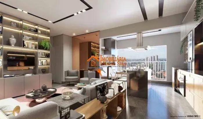 Apartamento com 2 dormitórios à venda, 58 m² por R$ 572.500 - Picanco - Guarulhos/SP