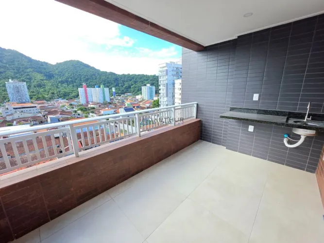 Apartamento à venda em Praia Grande no Canto do Forte com 2 dormitórios