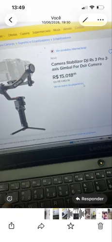 Câmera Stabilizer Dji Rs 3 Pro 3 - Axis Gimbal For Dslr câmera