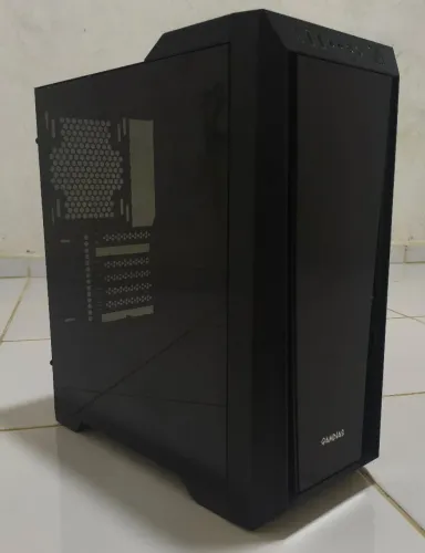 Gabinete Gamer + watercooler Corsair Icue h115i pro XT + fonte 500w