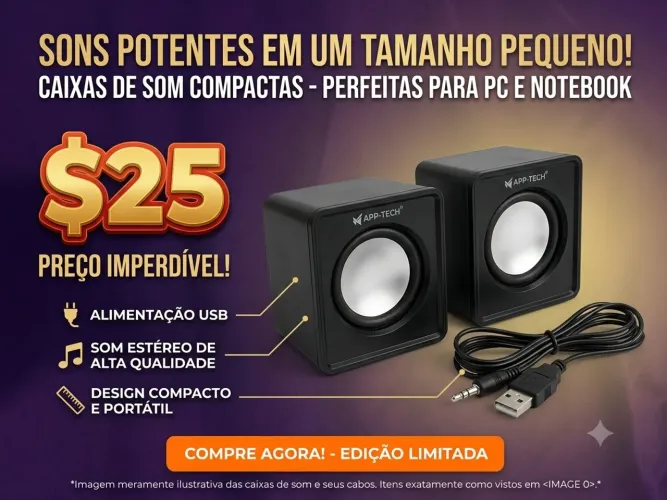 Som para notebook