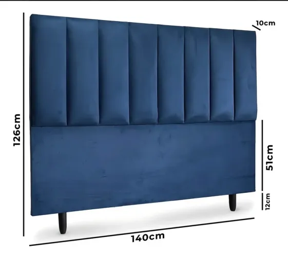 Cabeceira cama box casal 
