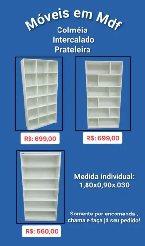 Cabideiros de MDF 