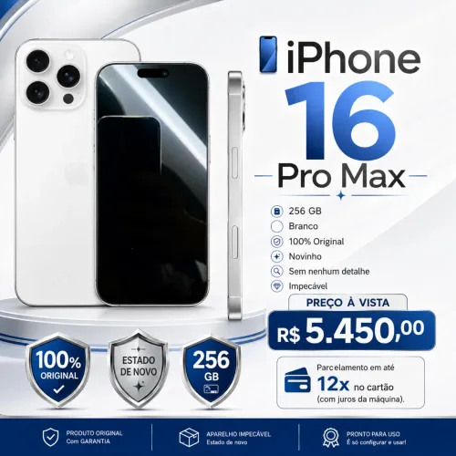 iPhone 16 pro Max - novinho 