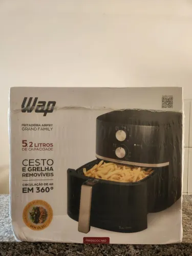 Fritadeira Elétrica Air Fryer Wap GRAND FAMILY 5,2 Litros