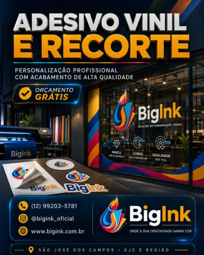 Adesivos em Vinil e Recorte Personalizado - Orçamento Grátis