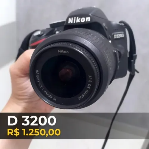 Câmera DSLR Nikon D3200