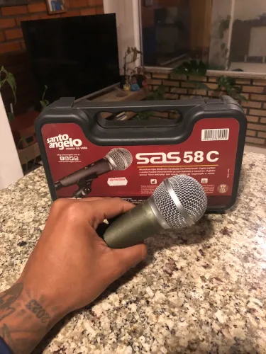 Microfone Sas 58c
